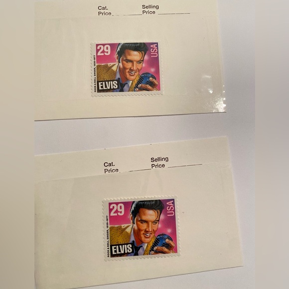 Elvis 1993 U.S Postal Service Stamp X 2 - Picture 4 of 4